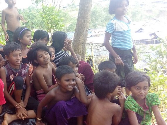 Amity Pharma distributes clothes to the orphan